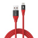 1,8M USB-Lightning kábel pre IPHONE červený MFI