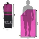 Rýchloschnúci uterák 4FIZJO PINK 130 75 cm x 130 cm