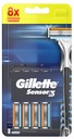 NÁPLŇOVÉ NÁSTROJE do STROJOV Gillette Sensor3 8 kusov