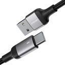 RÝCHLE NABÍJANIE Kábel USB Type-C USB-C 3A 3m QC 3.0 opletený kábel LED