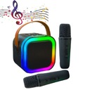 BEZDRÔTOVÁ PRENOSNÁ SÚPRAVA KARAOKE BLUETOOTH REPRODUKTOR + 2x MIKROFÓN