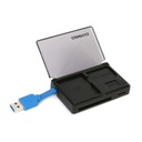 ČÍTAČKA KARIET microSDHC/SDHC/SDXC/CF USB 3.0 + BOX