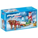 Playmobil blokuje 9496 vianočných Santových saní so sobmi Vianocami