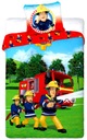 DETSKÉ POSTELIENKY 160x200 FIREMAN SAM BAVLNA pre deti