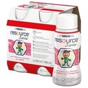 RESOURCE JUNIOR Tekutina s príchuťou jahôd 4x200 ml