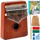 KALIMBA drevený AFRICKÝ HUDOBNÝ NÁSTROJ PIANO 17 kláves SET