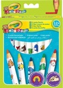 Ceruzkové pastelky Crayola First Mini Kids THICK od 12 mesiacov