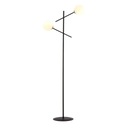 Stojacia LED stojaca lampa LINEAR LP2 BLACK/OPAL Black White