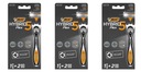 Bic Hybrid Flex 5 holiaci strojček Blister 3 ks