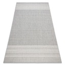 STRUNOVÝ KOBEREC 120x170 HERRINGBONE sivá/krémová #B1449