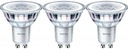 3x LED ŽIAROVKA 2,7W (25W) 36ST 4000K GU10 PHILIPS