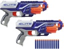 SET 2x NERF ELITE DISRUPTOR ZBRAŇ + ŠÍPKY