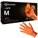 MERCATOR GOGRIP NITRILE rukavice oranžové ORANŽOVÉ 50 ks veľkosť M