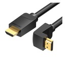 VENTION KÁBEL HDMI KÁBEL UHOLNÝ 150CM 4K PRAVÝ