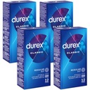 DUREX CLASSIC lubrikované, nasadené kondómy, 48 ks.