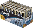 Maxell AAA alkalická batéria 32 ks NOVINKA Trvanlivosť 3 roky LR3