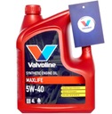 VALVOLINE MaxLife SYNTHETIC 5W40 4L ORIGINÁL NOVINKA FRESH - 2024