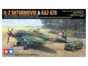 Iľjušin IL-2 Shturmovik a GAZ-67B 1:48 Tamiya 25212