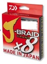 Daiwa J-Braid Grand x8 Grey Light Braid 135m 0