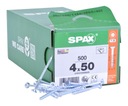 SPAX SKRUTKY SKRUTKA DO DREVA BIELY ZINOK 4X50 500SZ