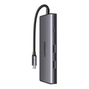 Adaptér 7v1 UGREEN Hub USB na 2x USB-A 3.2, USB-C 3.2, SD/TF, PD