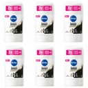 NIVEA Black White Dámsky antiperspirant tyčinka pod pazuchu 50ml x6