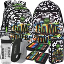 5v1 CP COOLPACK GAMER GAMING PIXEL BACKPACK SET