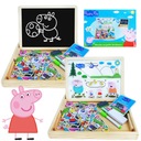 DREVENÁ DOSKA PEPPA PIG, CHALK MAGNETIC