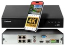 SIEŤOVÝ NVR IP MONITOROVACÍ REKORDÉR 9 KANÁLOVÝ 4XPOE 8MPx 4K