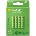 4x GP ReCyko+ Batéria 950mAh 1,2V AAA NiMH