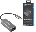 LAN NATEC KRICKET USB-C RJ45 1GB NA KÁBLI