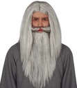 Parochňa s bradou Grey Mage Wizard Magician Halloween