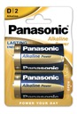 Panasonic LR20 1,5V alkalické batérie 2 ks.