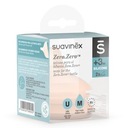 Suavinex Zero Zero Cumlík 3m+ STREDNÝ FLOW 2 kusy