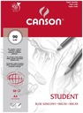 CANSON STUDENT Sketch BLOCK A3 90G 50 listov