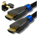 HDMI KÁBEL 3m Uhlový 2.0b HL303 4K HDR PREMIUM