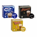 Čokoládové kapsuly Dolce Gusto MilkyWay Twix Mars