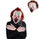 Pennywise Klaun Joker Latexová maska ​​Cosplay kostým Halloween