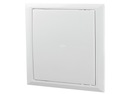 PLASTOVÉ RECENZNÉ DVERE 30X30cm 300X300mm BIELE ABS VENTIKA