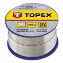 Topex Cínová spájka 60% Sn, drôt 1,5 mm, 100 g 44E524