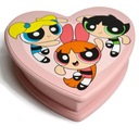 Puzdro na rakvu srdce. Powerpuff dievčatá. Powerpuff