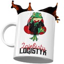 Darčekový LOGISTICKÝ hrnček FRAZY FROG