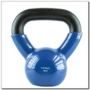 Modrý liatinový kettlebell HMS KNV06