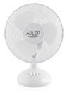 Adler AD 7302 biely stolný stolný ventilátor