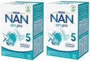 NESTLE NAN OPTIPRO 5 NÁSLEDNÉ MLIEKO 2x650g 2 BAL.