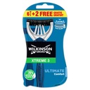 Wilkinson Sword Xtreme3 ​​​​Ultimate Jednorazové holiace strojčeky 8 kusov