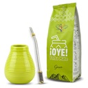 Sada yerba OYE Green + bombilla Sierra + matero