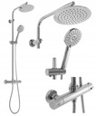 SPRCHOVÝ SET BLISS RAINSHOWER CHROME