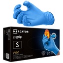 Modré nitrilové rukavice Mercator Gogrip Blue Strong Thick S