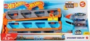 TRANSPORTER AUT HOT WHEELS TORY WYŚCIGOWE + 3 AUTA